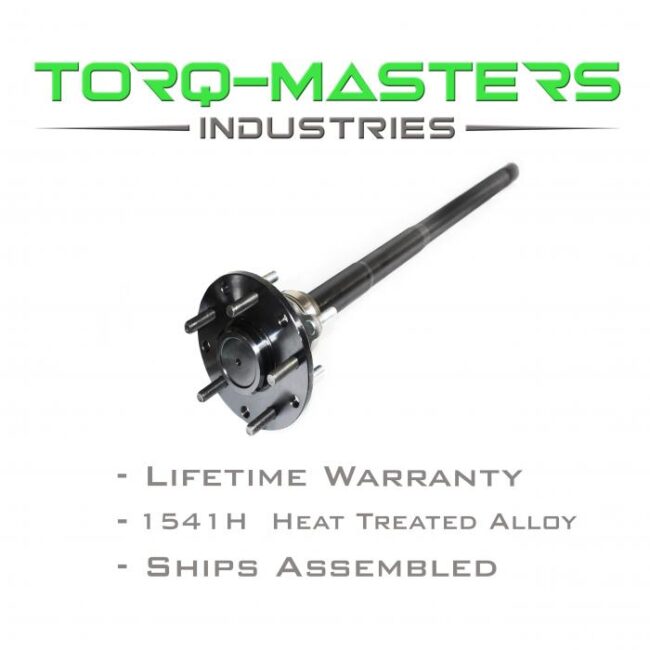 TorqMasters Chromoly Rear Axle Shaft Assembled Pair Jeep JK Dana 44